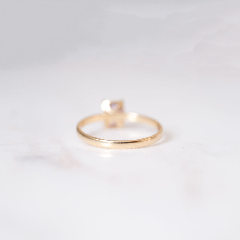 Anillo Amatista 14K