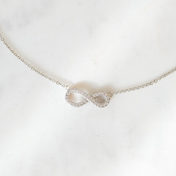 Collar Infinite Sweet Love Plata