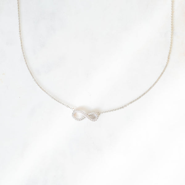 Collar Infinite Sweet Love Plata