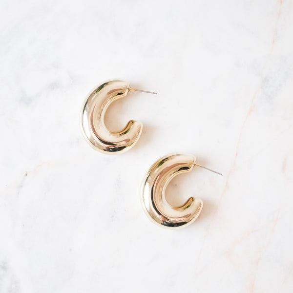 Aretes Lune d'Or