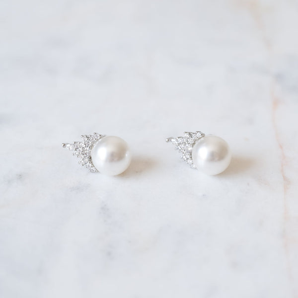 Aretes Queen Pearl