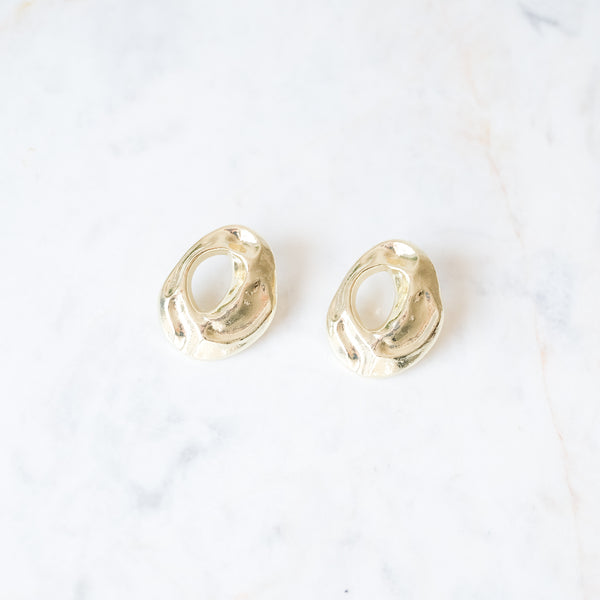 Aretes Oval Sea Shell