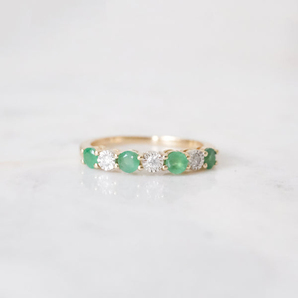 Anillo Emeralds & Dimonds