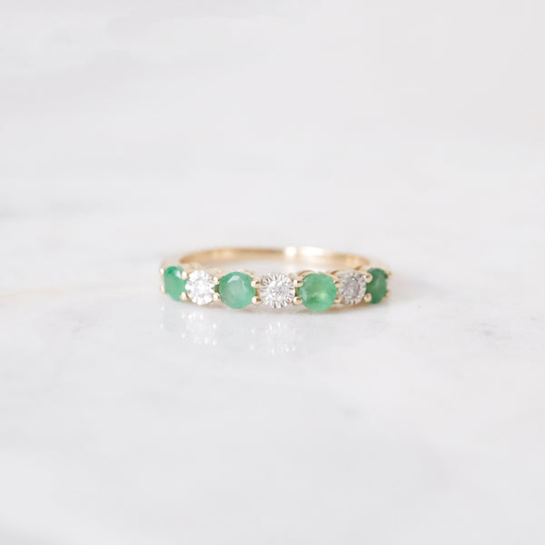 Anillo Emeralds & Dimonds