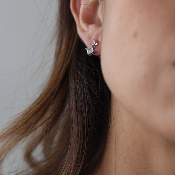 Aretes Two Diamonds