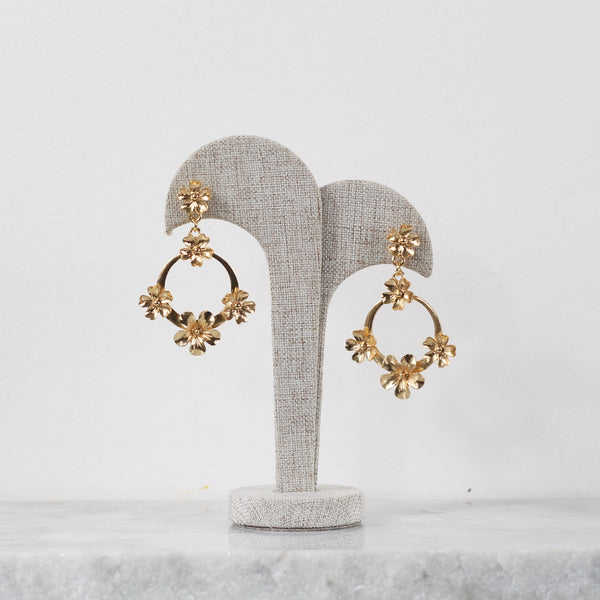 Aretes Floral Earrings