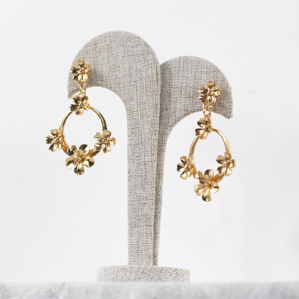 Aretes Floral Earrings